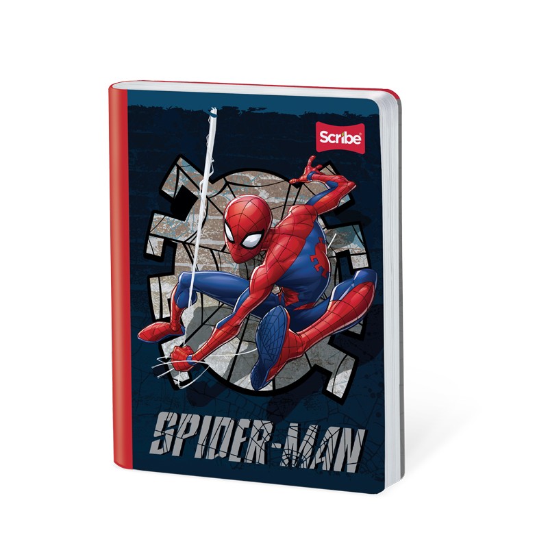 SCRIBE Notebook, Double Lined, 50 sheets, Spiderman