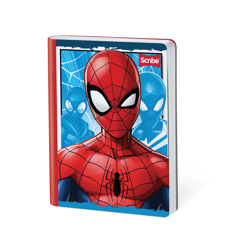 SCRIBE Notebook, Double Lined, 50 sheets, Spiderman