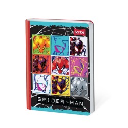 Cuaderno Cosido Spiderman doble Linea 50 Hojas Scribe