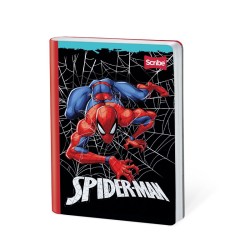 Cuaderno Cosido Spiderman doble Linea 50 Hojas Scribe