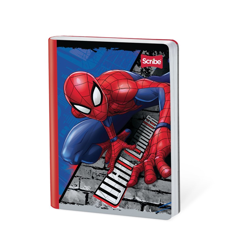 SCRIBE Notebook, Double Lined, 50 sheets, Spiderman