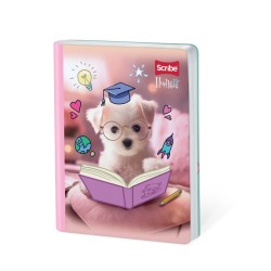 SCRIBE Notebook, Double Lined, 50 sheets, Huellitas