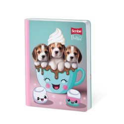 SCRIBE Notebook, Double Lined, 50 sheets, Huellitas