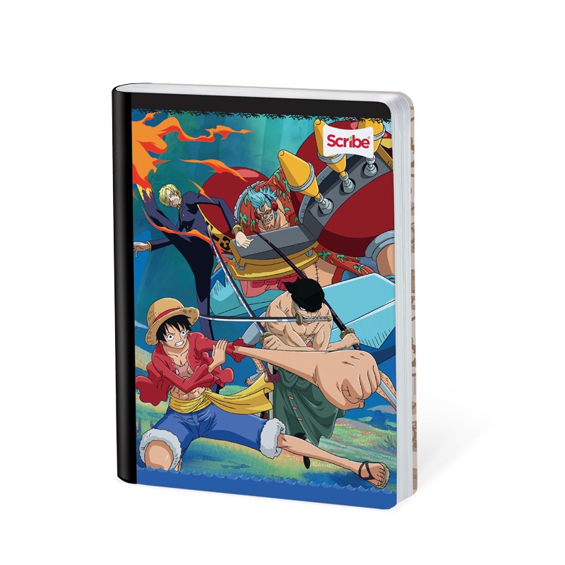 Cuaderno cosido One Piece 100 hojas cuadriculado Scribe Cuaderno cosido One Piece 100 hojas cuadriculado Scribe