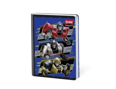 Cuaderno Cosido Transformers Master m+s Cuadriculado 50 Hojas Scribe