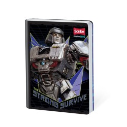 Cuaderno Cosido Transformers Master m+s Cuadriculado 50 Hojas Scribe