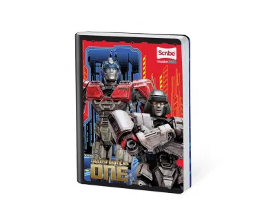 Cuaderno Cosido Transformers Master m+s Cuadriculado 50 Hojas Scribe