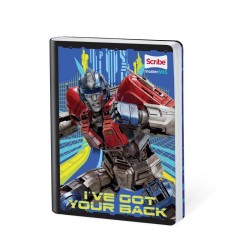 Cuaderno Cosido Transformers Master m+s Cuadriculado 50 Hojas Scribe
