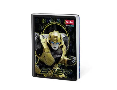 Cuaderno Cosido Transformers Master m+s Doble Linea 50 Hojas Scribe