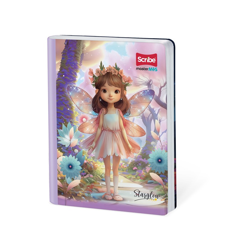 Cuaderno Cosido Starglow Scribe 100 Hojas Cuadriculado – Carátula Dura Plastificada