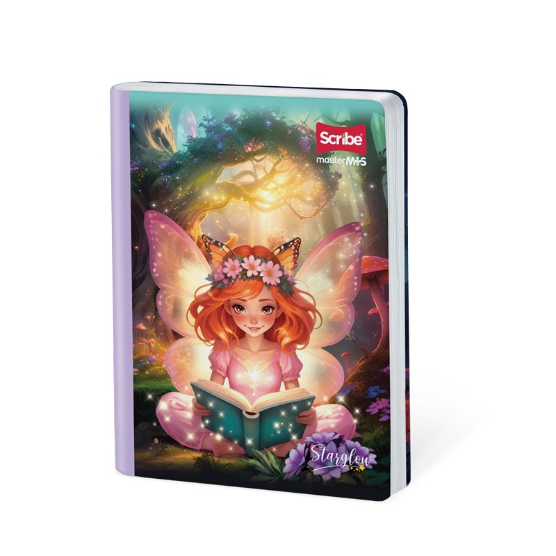 Cuaderno Cosido Starglow Scribe 100 Hojas Cuadriculado – Carátula Dura Plastificada