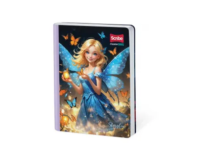 Cuaderno cosido STARGLOW cuadriculado 100 hojas Scribe