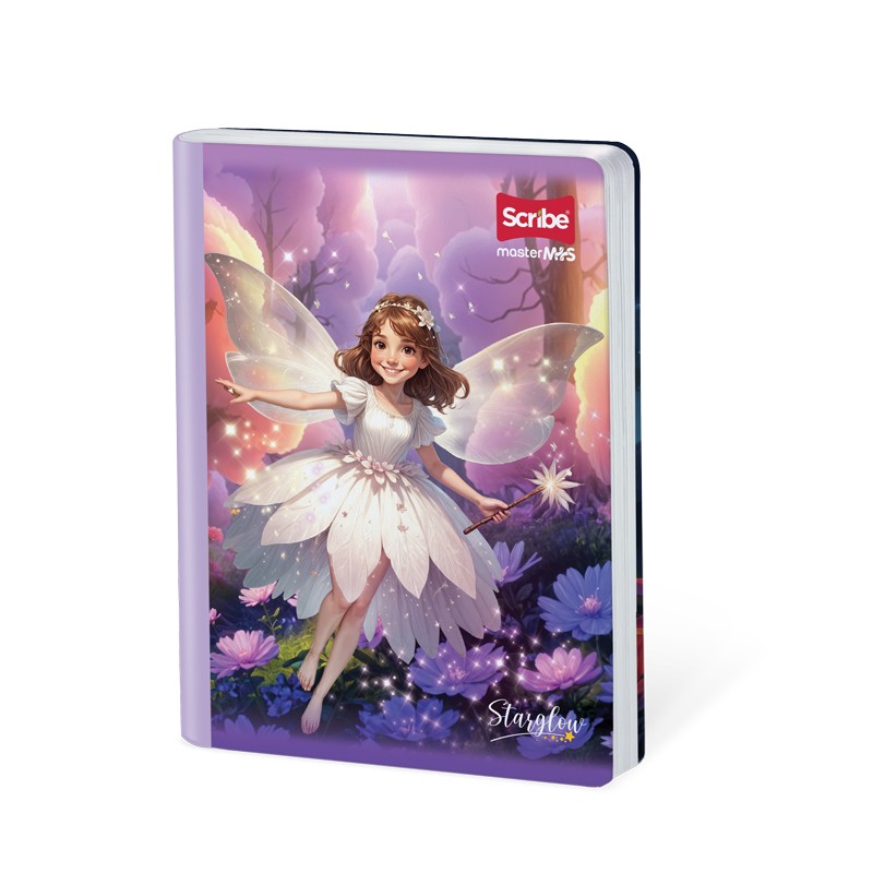 Cuaderno Cosido Starglow Scribe 50 Hojas Doble Línea – Carátula Dura Plastificada