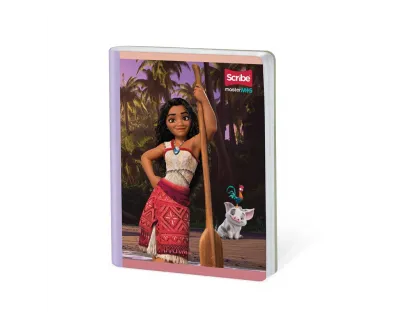 Cuaderno cosido Moana cuadriculado 100 hojas Scribe