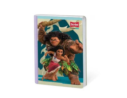 Cuaderno cosido Moana cuadriculado 100 hojas Scribe