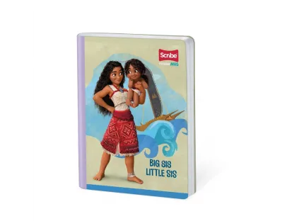 Cuaderno cosido Moana cuadriculado 100 hojas Scribe
