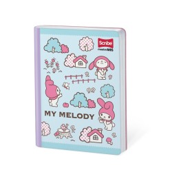 Cuaderno Cosido My Melody Cuadriculado 100 Hojas SCRIBE
