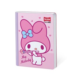 Cuaderno Cosido My Melody Cuadriculado 100 Hojas SCRIBE