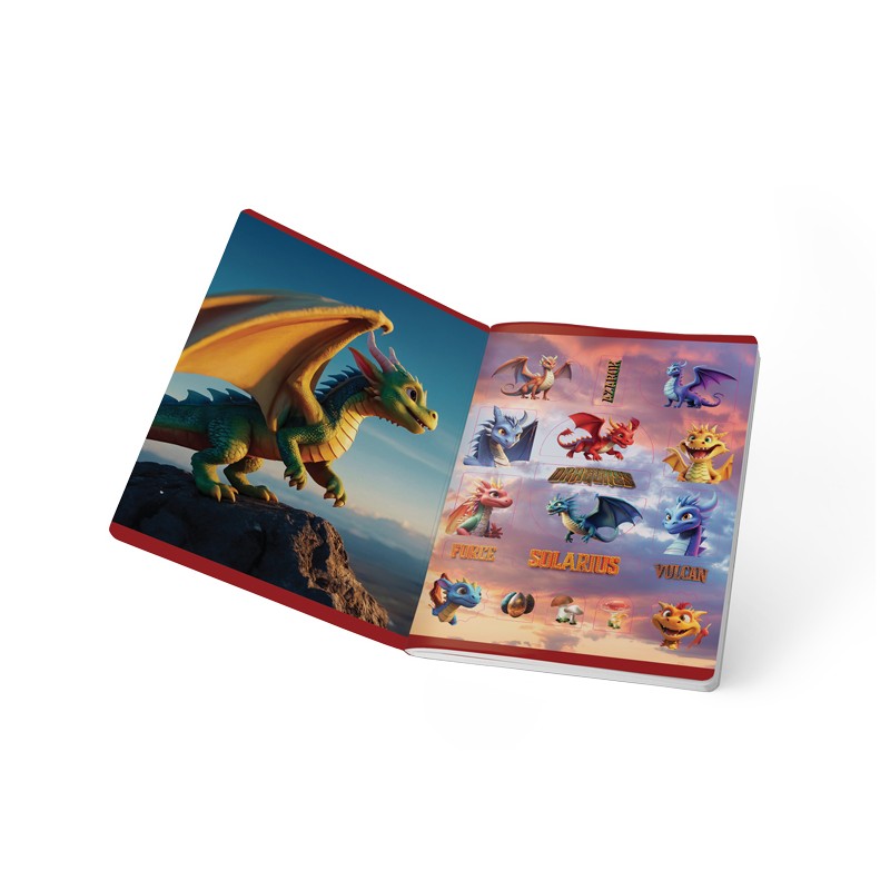 Scribe Notebook Sewing Grid 100 sheets Dragons