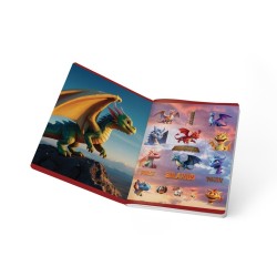 Scribe Notebook Sewing Double Line 100 sheets Dragons
