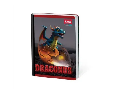 Cuaderno Cosido Dragones Doble Linea 100 Hojas Scribe