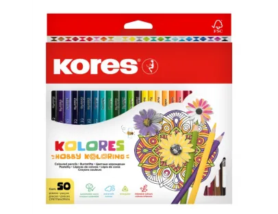 Kores mandala coloured pencils x 24