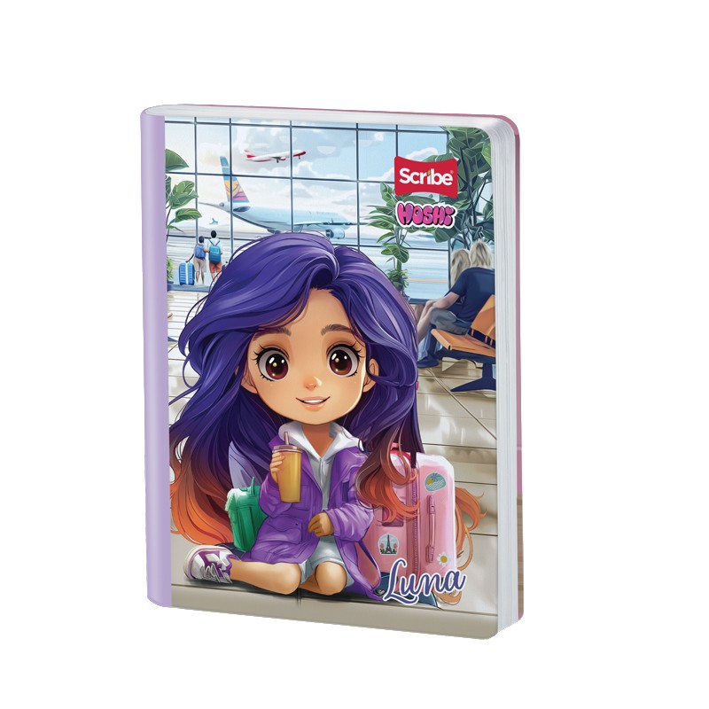 Scribe Notebook Sewing Grid 100 Leaves Hoshi