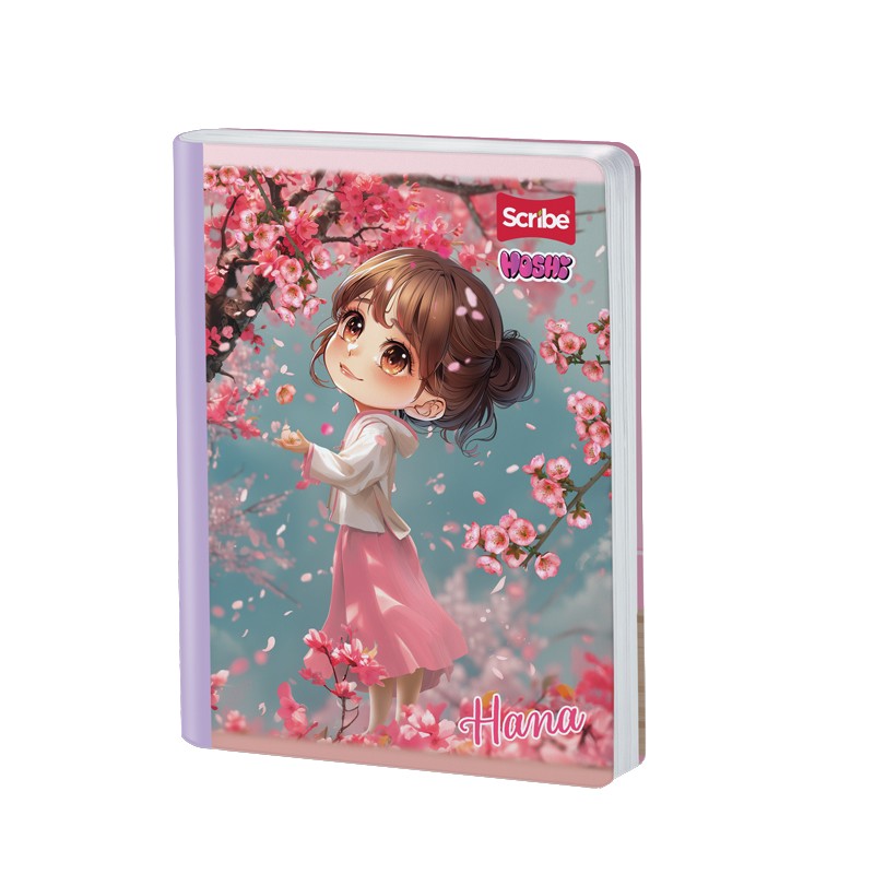 Cuaderno Cosido Hoshi Scribe 100 Hojas Doble Línea – Preescolar + Hoja de Stickers