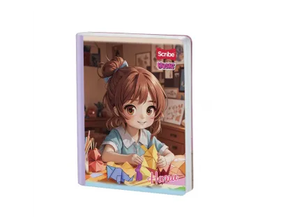 Cuaderno Cosido Hoshi Doble Linea 100 Hojas Scribe