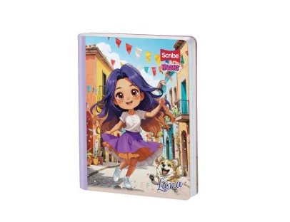 Cuaderno Cosido Hoshi Doble Linea 100 Hojas Scribe
