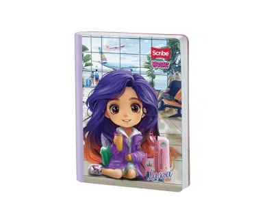 Cuaderno Cosido Hoshi Doble Linea 100 Hojas Scribe