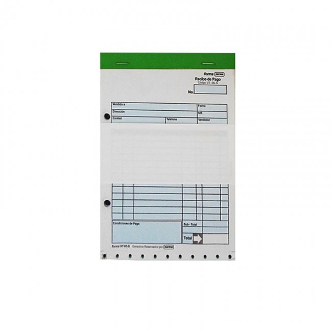 Recibo de Pago VT-05-s NORMA