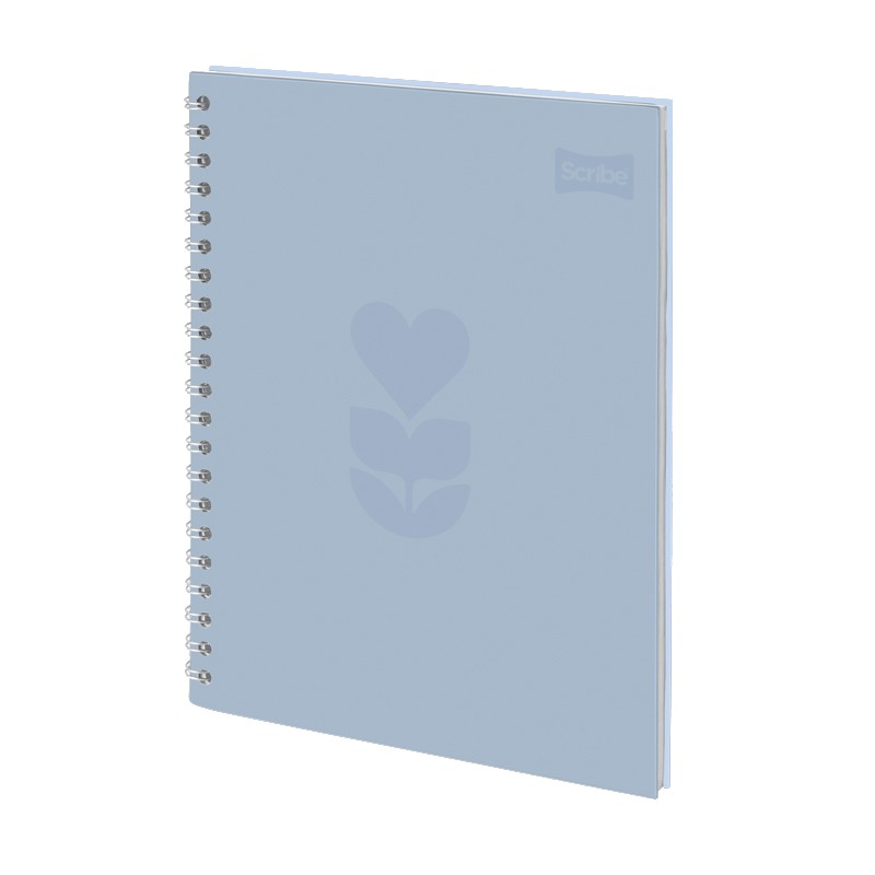 Cuaderno Argollado Scribe Master 105 Femenino – Cuadriculado Pasta Dura (Diseño Surtido)