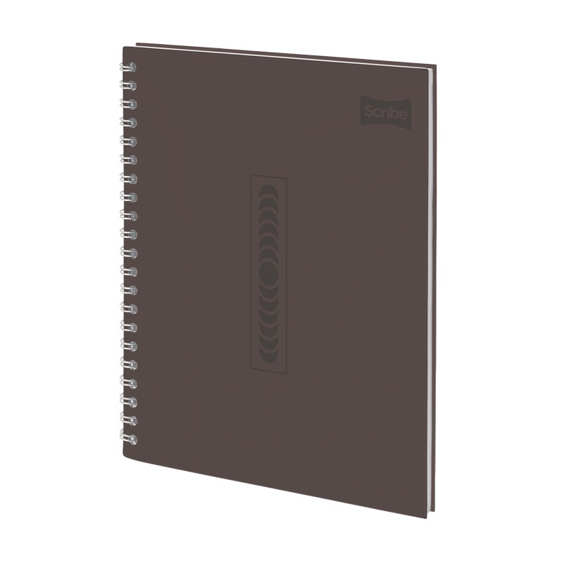 Cuaderno Argollado Scribe Master 105 Masculino Cuadriculado – Pasta Dura (Diseño Surtido)