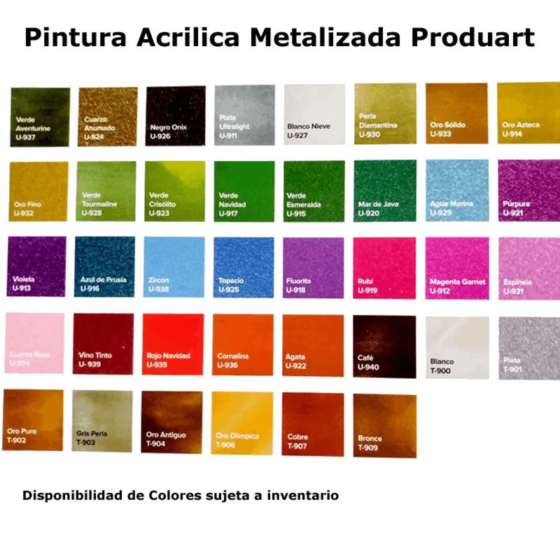 PRODUART Metal Color Acrylic Paint 60 cc