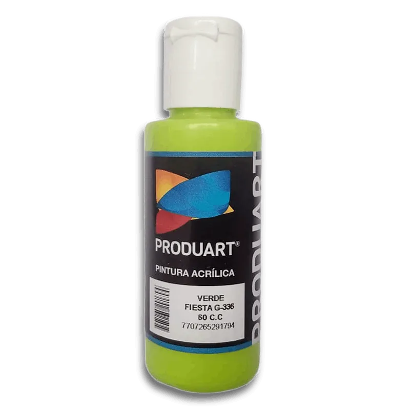 Pintura Acrílica Produart 60 cc – 128 Colores Mate/Satinado Alta Cobertura
