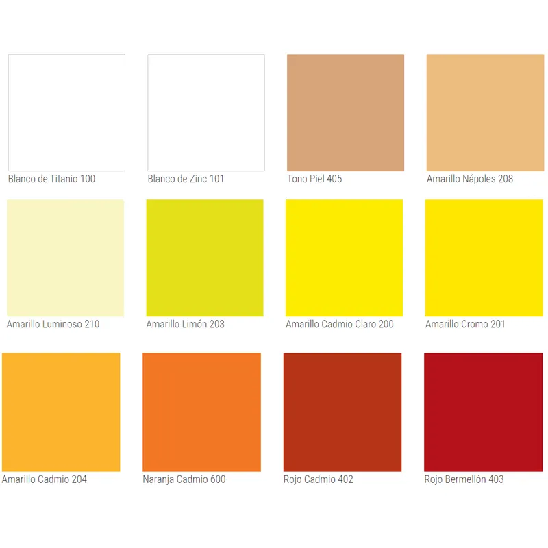 Óleo Franco Arte 37 cc – 36 Colores Profesionales No Tóxicos – Tubo Plástico Laminado