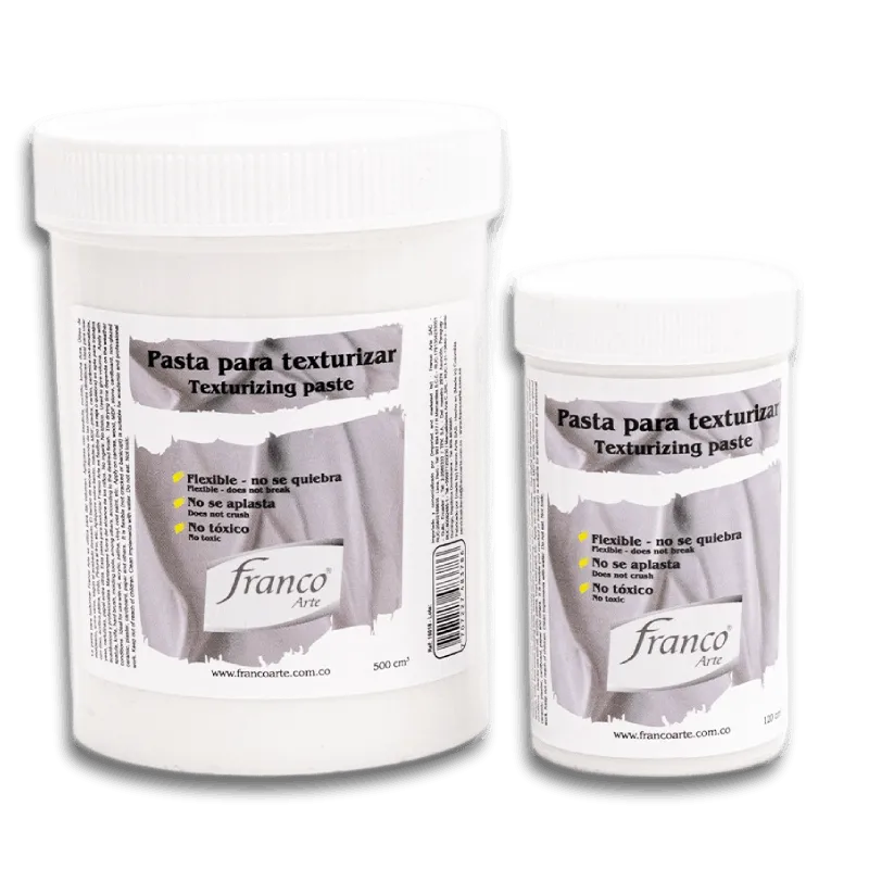 Pasta para Texturizar Franco Arte 120 / 500 cc – Volumen 3D Flexible que NO se Baja