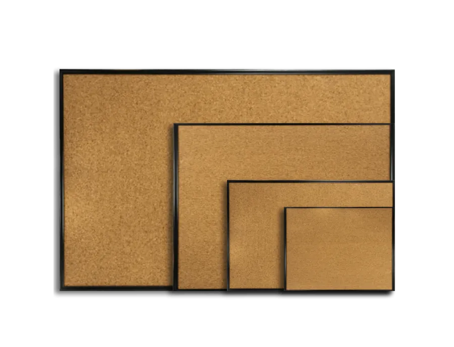 Cartelera Corcho MDF - Marco Aluminio, Varios Tamaños