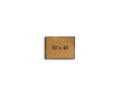 Cartelera Corcho MDF - Marco Aluminio, Varios Tamaños