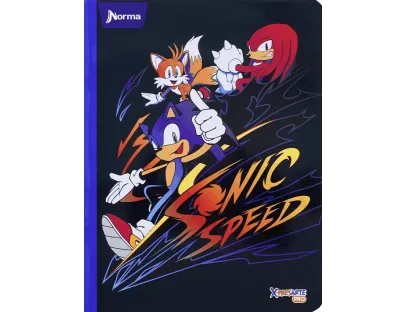 Cuaderno Cosido Sonic 100 Hojas Doble linea NORMA