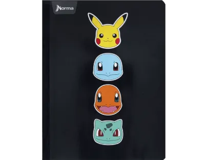 NORMA Notebook Sewing Grid 100 Leaves Pokémon