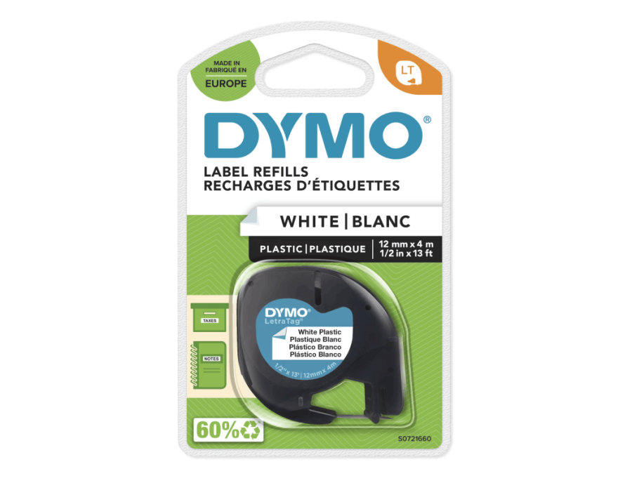 Repuesto cinta plástica letratag DYMO