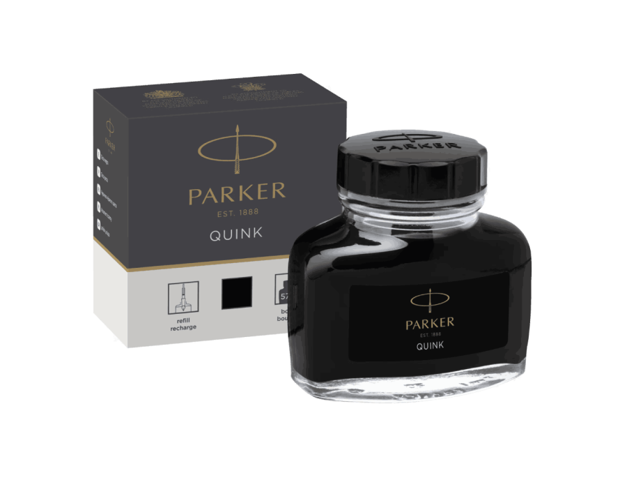 Tinta Quink negra Parker