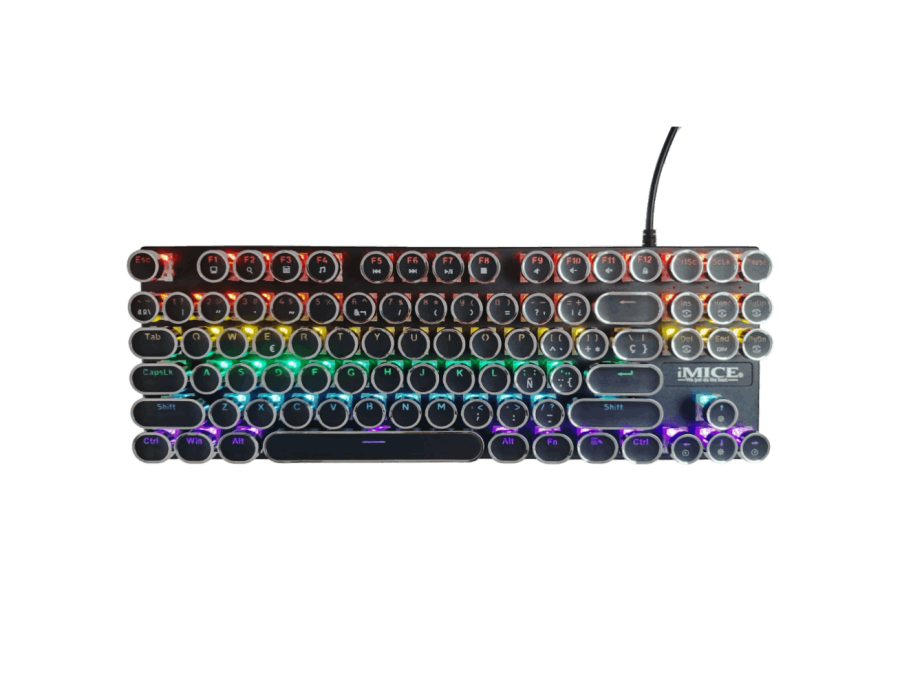 Teclado Gamer metalico con luz IMICE
