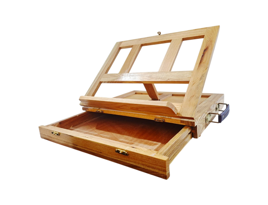 Caballete Madera Mini Portátil con Cajón KZ-4 Rancho