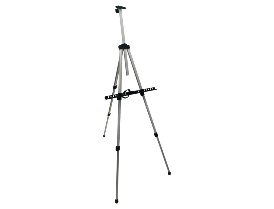 Caballete aluminio Expandible 166-83cm Gris Rancho