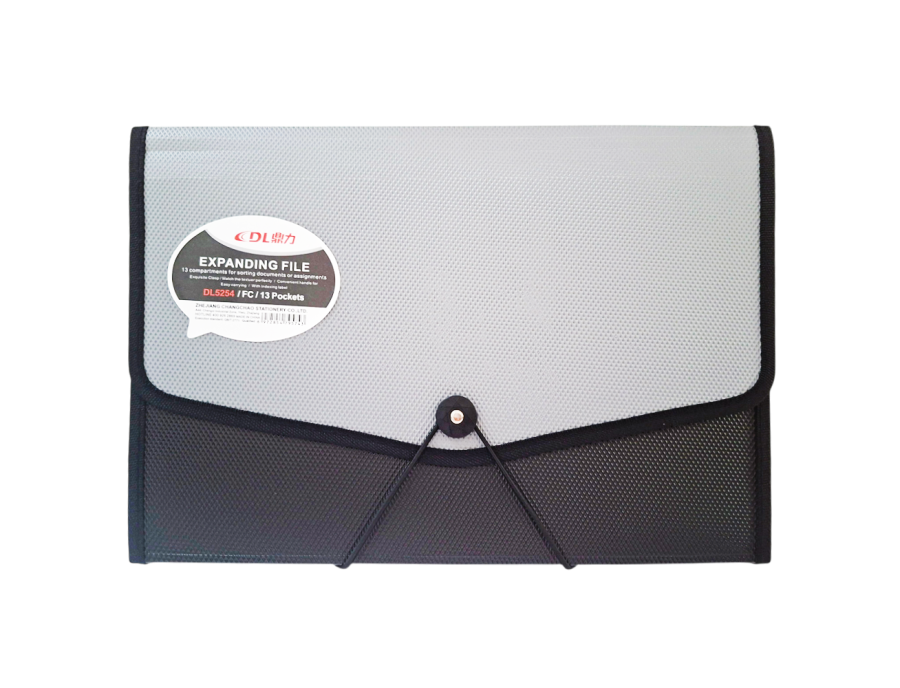 Archivador Expandible 13 Bolsillos Oficio - Colores Surtidos