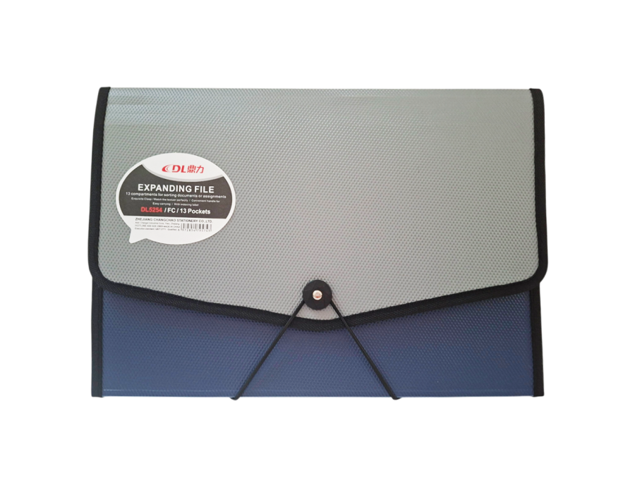 Archivador Expandible 13 Bolsillos Oficio - Colores Surtidos