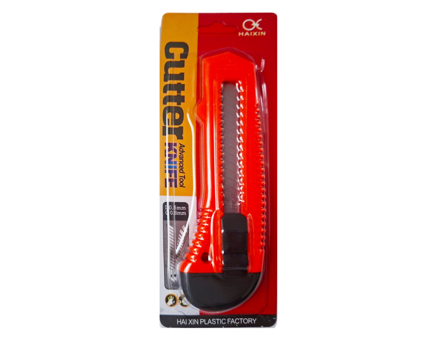 Bisturí grande 18mm plástico unicolor